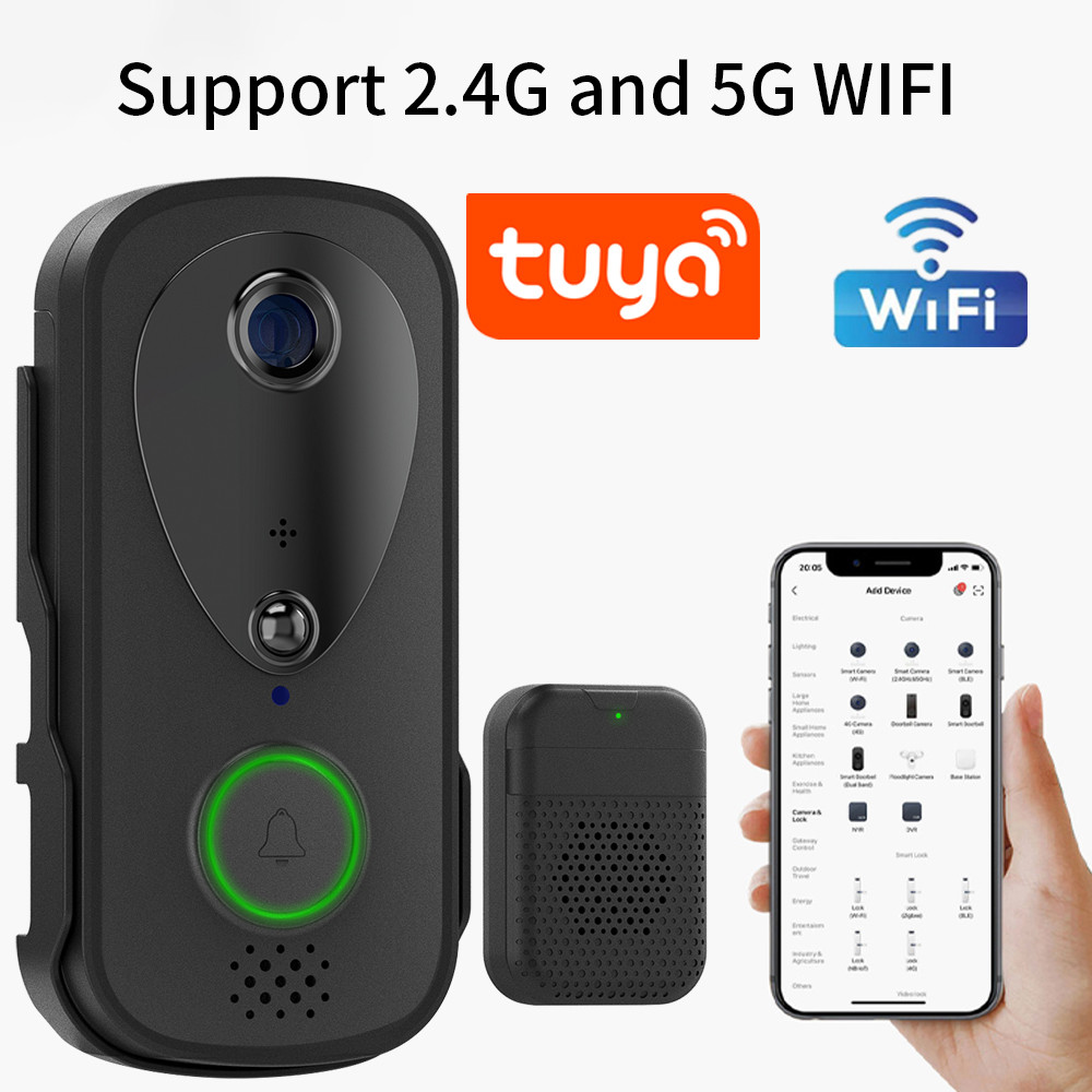 5G 2.4G WiFi Video Doorbell 10 – обзор и цена Outdoor Power Outlet Wifi