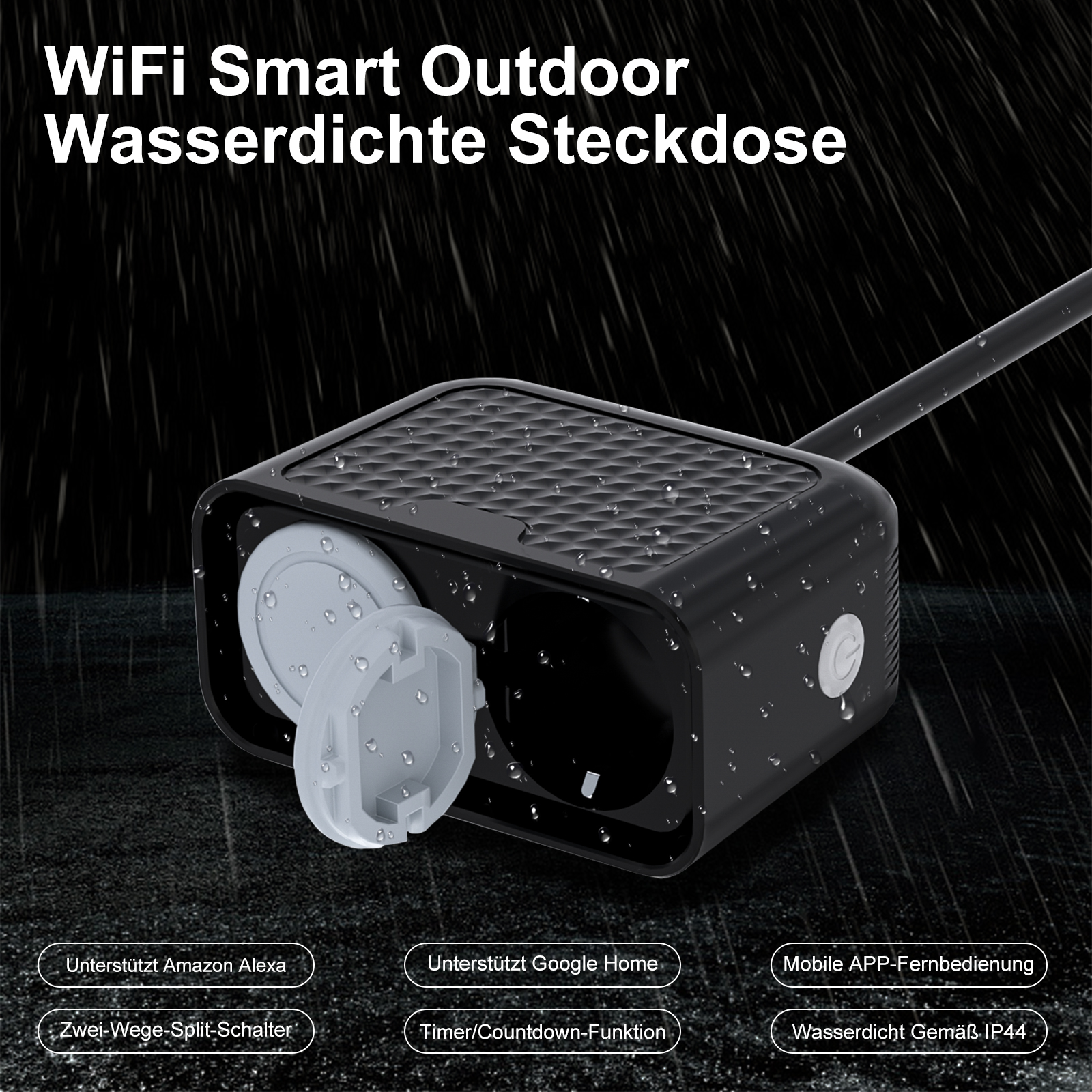 Eu WIFI smart outdoor power so – обзор и цена Outdoor Power Outlet Wifi